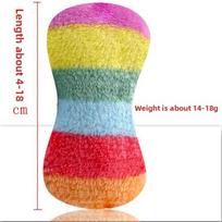 Naminių gyvūnų balsiniai žaislai katėms, šuns pliušas, dygstančių dantų, patvarūs interaktyvūs šunų reikmenys, žaislai katėms Rainbow Bone Toy