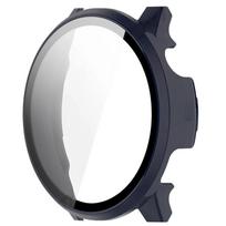 Stiklas+Dėklas Garmin Venu 4 41mm 45mm Stiklas Atsparus įbrėžimams Ekrano apsauga & Kietas PC Apsauginis Bamperis Venu4 Priedams for Venu 4 41mm mėlyna