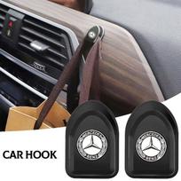 Naujas Mini automobilio kabliukas Organizatorius Laikiklis USB kabeliui Raktų laikiklis Lipnus sieninis kabliukas Mercedes-Benz W166 W212 W204 C E ML GL GLK klasei X166 X204 2Pcs-benz