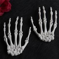Helovino kaukolė skeletas 40 cm lankstus skeletas žmogaus forma kaulai Helovino vakarėlis namų dekoracijos apleistas namas siaubo rekvizitai