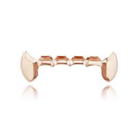 18k Electroplated Vampire Fang Hip Hop Grillz - Halloween False Teeth