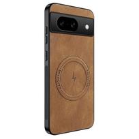 Google Pixel 8 Lightning Retro Odinis Dėklas Google Pixel 8 Pro Skirtas Magsafe Magnetinis Belaidis Įkrovimo Dangtelis Pixel 8A Dėklai Google Pixel 8a ruda