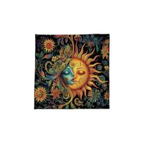 Practical Foldable Tarots Cloth Easy to Clean Velvets Divination Mat Fabric Texture Suitable for Spiritual Practices A 50x50cm