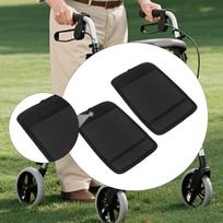 2 Pieces Walker Handle Cushions Hand Grip Covers for Senior Elderly Grippers beige