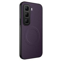 Anti Shock Magnetic Full Protectice Cover For Infinix Hot 40 40i Hot 50 Pro Hot 60 Pro Plus Shockproof Armor Men's Phone Case Hot 40 violetinė