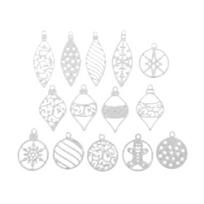 Xmas DIY Scrapbook Gingerbread Man Star Snowflake Carbon Steel Cutting Die
