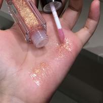 Glitter Lip Gloss Metallic Sheen Lipstick with Long-Lasting Shine, Non-Greasy & Easy To Apply, 6 Colors for Parties, Birthdays Lip Makeup 06# gray
