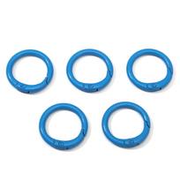 5Pcs Alloy Spray Paint Key Ring For DIY Jewelry Accessories 23.5mm 5pcs