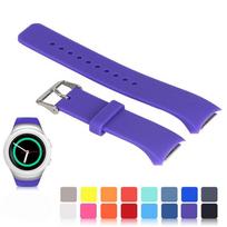 Sport Strap For Samsung Galaxy Gear S2 R720 R730 Smart Watch Band Silicone wristband bracelet correa watchband S 2 accessories large size violetinė