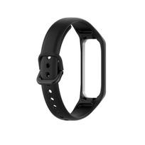 Samsung Galaxy Fit 2 dirželis Silikoninis sportinio laikrodžio dirželis Samsung Galaxy Fit2 R220 išmaniajai juostai Dirželio priedai Galaxy Fit 2 juoda