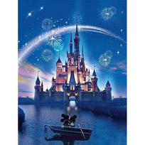 Disney pilis deimantinė tapyba Mikė Pūkuotukas kryžiažiu Mini Pelė pilna apvali siuvinėjimo animacinis mozaikinis naujas atvykimas namų dekoras Round 20x30cm