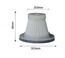 Efektyvus dulkių siurblio HEPA filtras su elastomeriniu tinkleliu erkių šalinimui, PTFE medžiaga