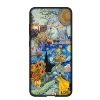 Phone Case for Samsung Galaxy S25 S23 S22 S24 Ultra FE A05 A06 A15 A16 A36 A37 A35 A54 A24 A52 A55 A56 A57 A25 A26 A53 A17 Starry Night Van Gogh Cover for Samsung Galaxy S25 Ultra rausvai ruda