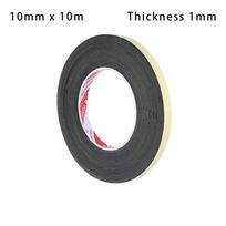Stripping Waterproof Window Door Rubber Strip Tape Single Sided Adhesive Seal Strip Foam Sponge 15mm x 10m-Thickness 1mm