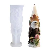 Food Grade Silicone Candle Mould With Americans Hawks And Fall Leaf Designs 1