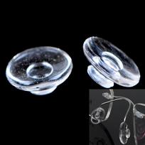 10 porų neslystančių silikoninių nosies pagalvėlių Vision Care nosies pagalvėlės akiniams 10 Pairs