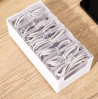Data Cable Storage Box, Desktop Cable Management Collection Box One Size balta