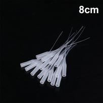 100 vnt. 8/12 cm tikslūs klijų aplikatoriai rankdarbiams ir laboratoriniam dozavimui Universalus lašintuvas 502 Klijų prailgintas taškinimo vamzdelis 8CM