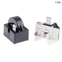 Šaldytuvo kompresoriaus PTC paleidimo relė, šaldytuvo paleidiklis, apsauga nuo perkrovos, 1/2 kontaktų, 15 omų, 1/6 AG, pakaitinė apsauga 1pin 15 ohm