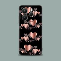 Phone Case for Xiaomi Redmi Note 15 14 13 12 11 10 Pro Plus 5G Redmi 15C 14C 12C 13C Cover Pink Glitter Hearts Love Grass Leaf Redmi 12C
