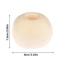 1 vnt. 6/8 cm PVC apvalus krabų gaudyklės žymeklis tinklo plūdurė putplasčio plūduras plūdurė giliavandenis lynas plūdės vandens motociklui baidarei inkaro linija valčiai 8cm