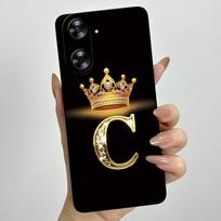 Skirta Xiaomi Redmi A5 dėklas RedmiA5 prabangūs karūnos raidės minkšti telefono dėklai skirta Xiaomi Poco C71 PocoC71 apsauga nuo kameros galinis dangtelis Redmi A5
