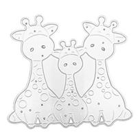 Animal Giraffe Metal Cutting Dies Photo Album Journal Diary Decoration 1 white