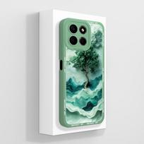 For Honor X8 X8A X8B X8C dėklas Elegantiški gėlių raštai Minkštas skysto silikono telefono dėklas For Honor X 8 4G 5G Pilnas apsaugos buferis Honor X8c
