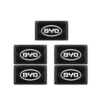 2/5/10 vnt. Anglies Pluošto Vairo Rato Automobilio Emblema 3D Lipdukai Skirti BYD Visiems Modeliams S6 S7 S8 F3 F6 F0 M6 G3 G5 G7 E6 L3 Automobilio Stilius