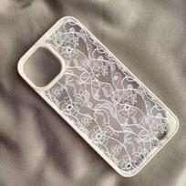 Vintage White Lace Floral Phone Case for Redmi Note 14 13 11 10 12 Pro Plus 5G Redmi 14C 13C 12C 4G Clear TPU Shockproof Cover Redmi Note 13 Pro 4G