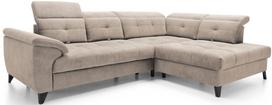 Kampinė sofa Inferne Relax 20, smėlio sp., dešininė, 297 x 210 cm x 107 cm