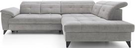 Kampinė sofa Inferne Raquel 04, pilka sp., dešininė, 297 x 210 cm x 107 cm
