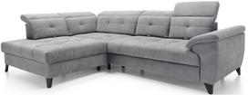 Kampinė sofa Inferne Relax 04, pilka sp., kairinė, 297 x 210 cm x 107 cm