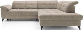 Kampinė sofa Inferne Raquel 20, smėlio sp., dešininė, 297 x 210 cm x 107 cm