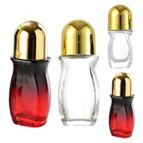 30/50ML Rožinio kvarco volelis Roll-on Stiklinis buteliukas Įpilamas buteliukas Mini Sandarus rutulinis aplikatorius 30ML gryna