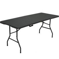 Turistinis stalas NILS CAMP NC1618 180 cm, antracito spalvos