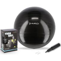 Juodas gimnastikos kamuolys HMS YB01, 55 cm