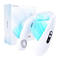 Excitech Instant Cooling Peltier Element x Japanese Company Neck Cooler Cooling Plate Neck Fan Portable Fan Heat Relief High Airflow Quiet Gift