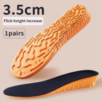 1,5–3,5 cm ortopediniai aukštį didinantys vidpadžiai moterims Vyrams Invisiable Boost 1,5–3,5 cm atminties putplasčio batų pagalvėlė Kvėpuojantis pėdų priežiūros vidpadis 35-36