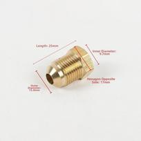 Female-Male Brass Pipe Fitting Brass Reducer Joint Flare Fitting Copper Tube Adapter Female 1l4 Male 3l8
