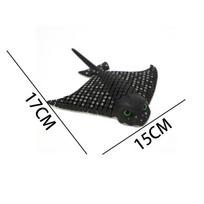 3D Printed Luminous Manta Ray Toy Bioluminescent Stingray Aquarium Decor Fake Marine Animal For Children Birthday Gift one size