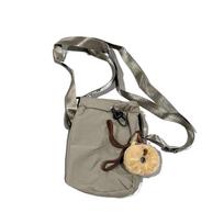 Waterproof Crossbody Water Bottle Bag Korean Style Water Bottle Carrier Bag  Walking chaki