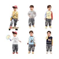 LUSON Baby Boy's Soft Denim Jeans 80 džinsinio mėlyna spalva