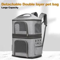 Cat Carrier Detachable Backpack Double Cat Carrier Breathable and Convenient for Travel -  and Comfortable Shoulder