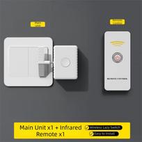 Type-C Rechargeable Wireless Control Light Switch Lazy Remote Control Switch  Remote Operation Infrared remote