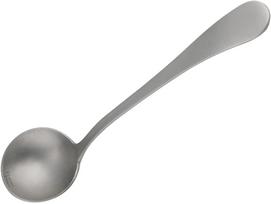KOGU Coffee Cupping Made in Dishwasher 192mm Suitable for Scooping from Deep with Measurement Marks Stainless Gift for Shimomura Kikaku Spoon, Long,