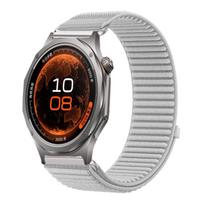 18/20/22mm Nailono kilpos dirželis Oneplus Watch 4/3/2/2R/Lite Bangos formos reguliuojama apyrankė OPPO Watch X3/X2 mini/X/S Correa For 18mm width pilka