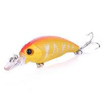 1 vnt HENGJIA Minnow Crankbait plastikiniai lydekos voblerio žvejybos reikmenys
