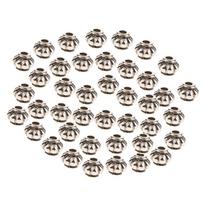 100 vnt senovinių moliūgų palaidų karoliukų karolių apyrankės tarpiklis „pasidaryk pats“ 10x8mm sidabras
