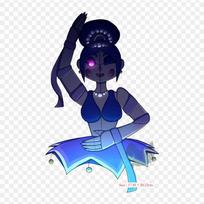 Ballora Gerbėjų piešinys Skaidrus Five Nights At Freddy's Sister Location F Lyginimo lipdukai drabužiams T-shirt maišeliui Šilumos perdavimo lipdukai Lyginami pleistrai black